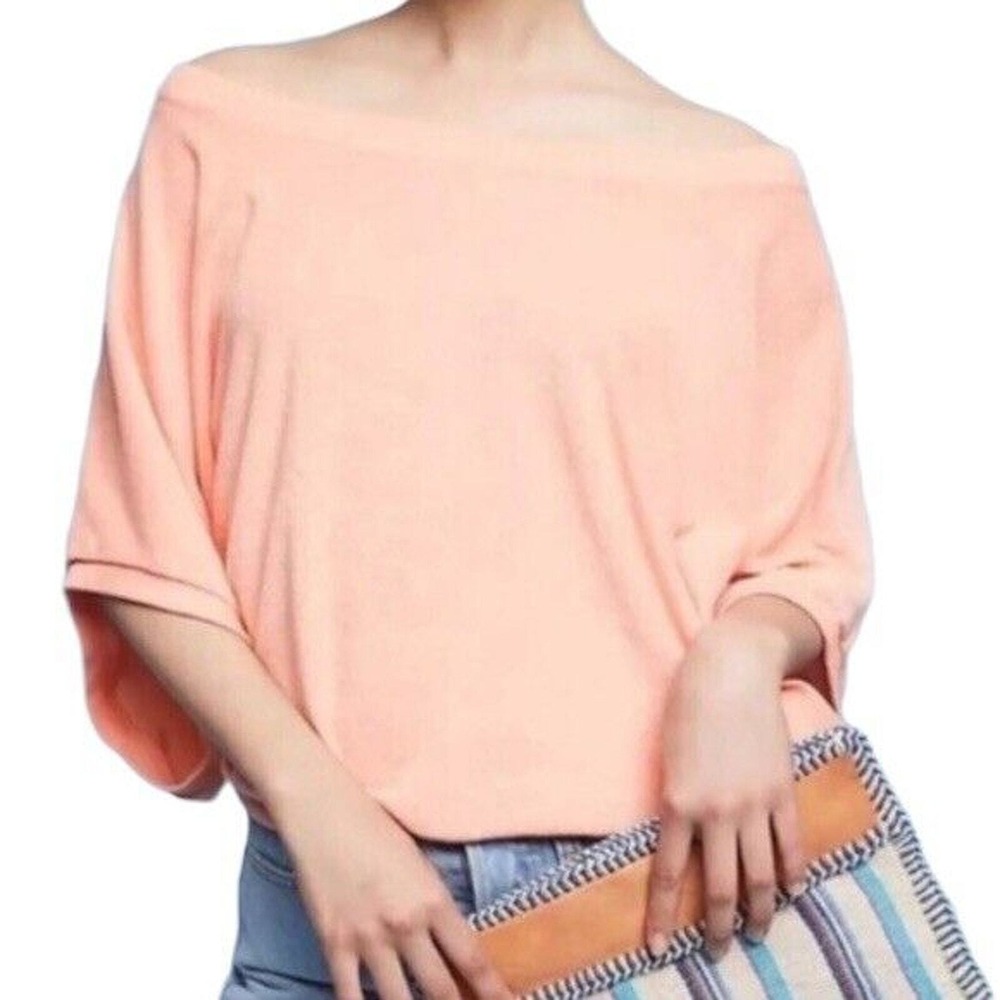 New Anthropologie Beasley Banded Pullover Blouse Dolman Sleeve Top Med